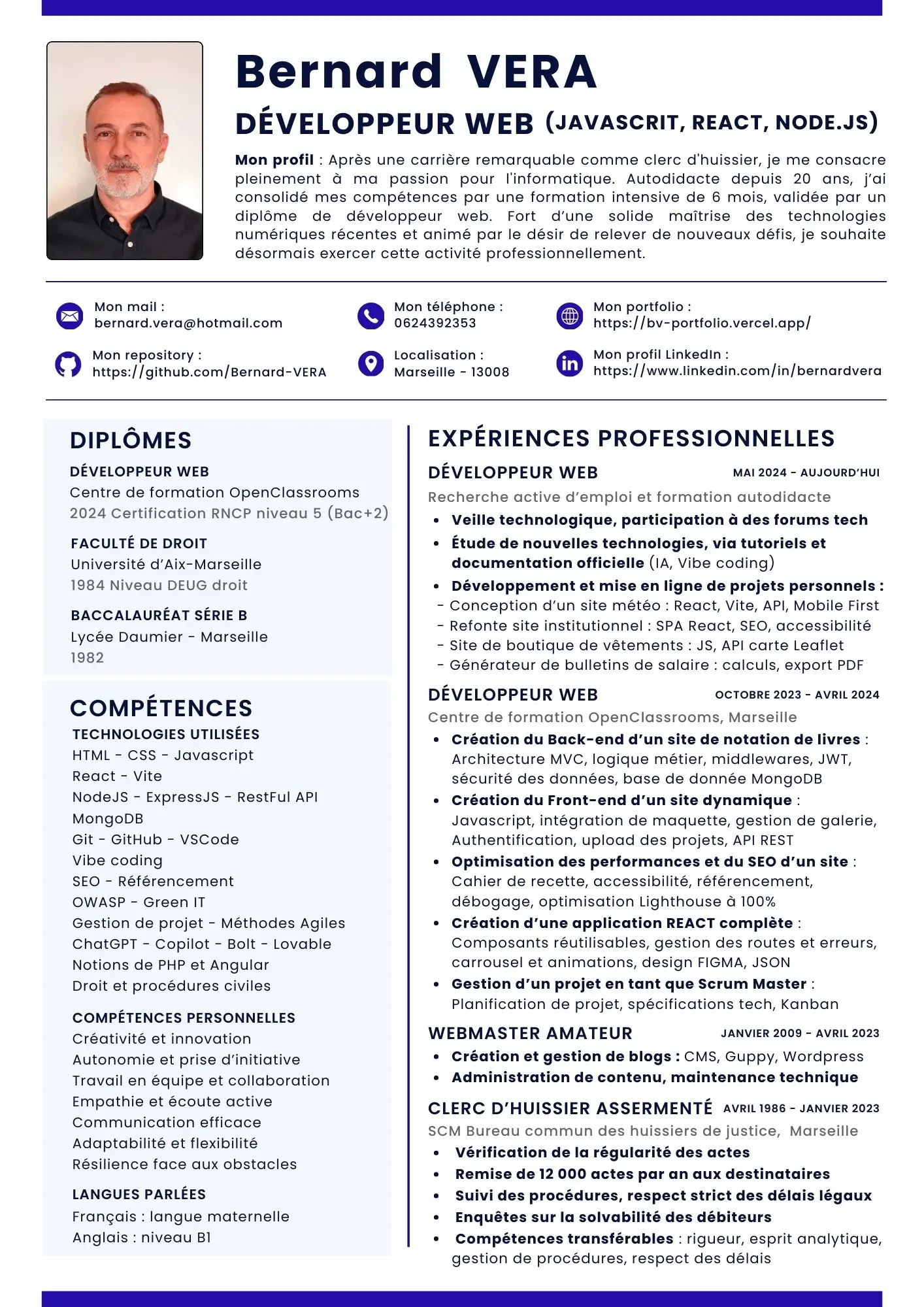 Mon CV