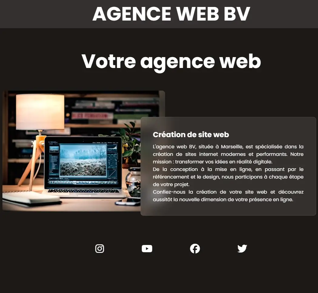Image du site Agence Web