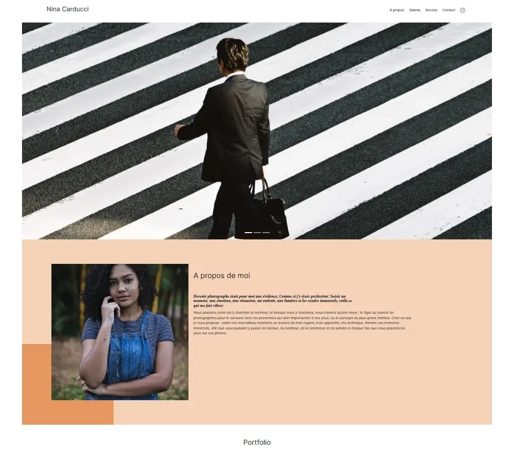 Image du site Nina Carducci
