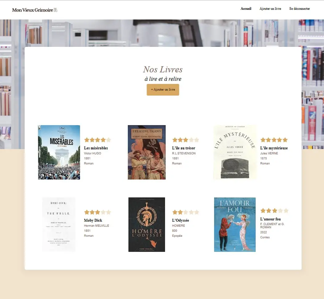 Image du site Mon vieux grimoire