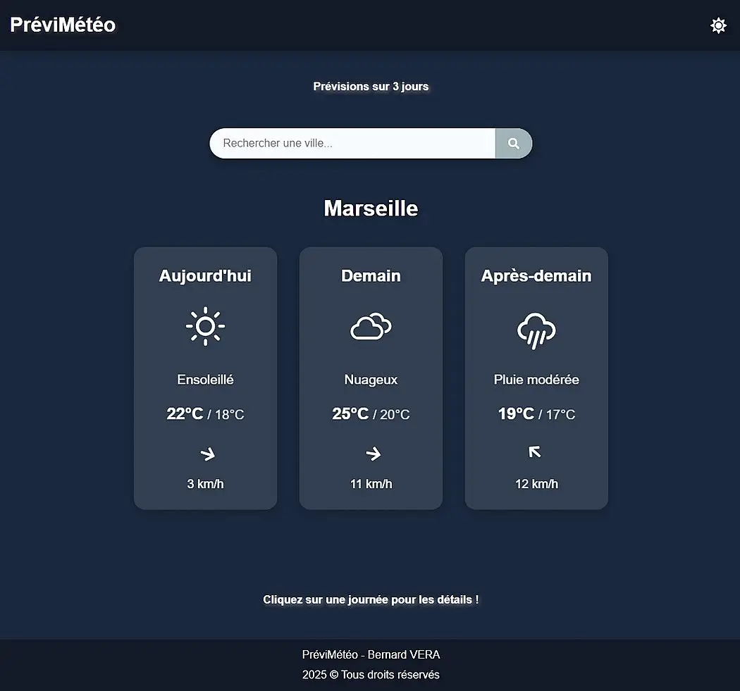Image du site Prévimétéo
