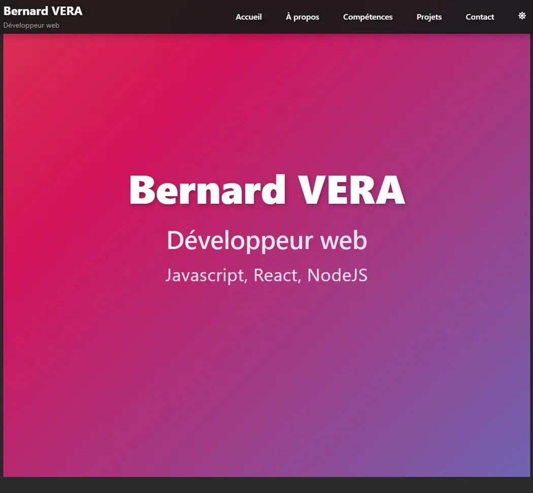 Image du site Portfolio 2