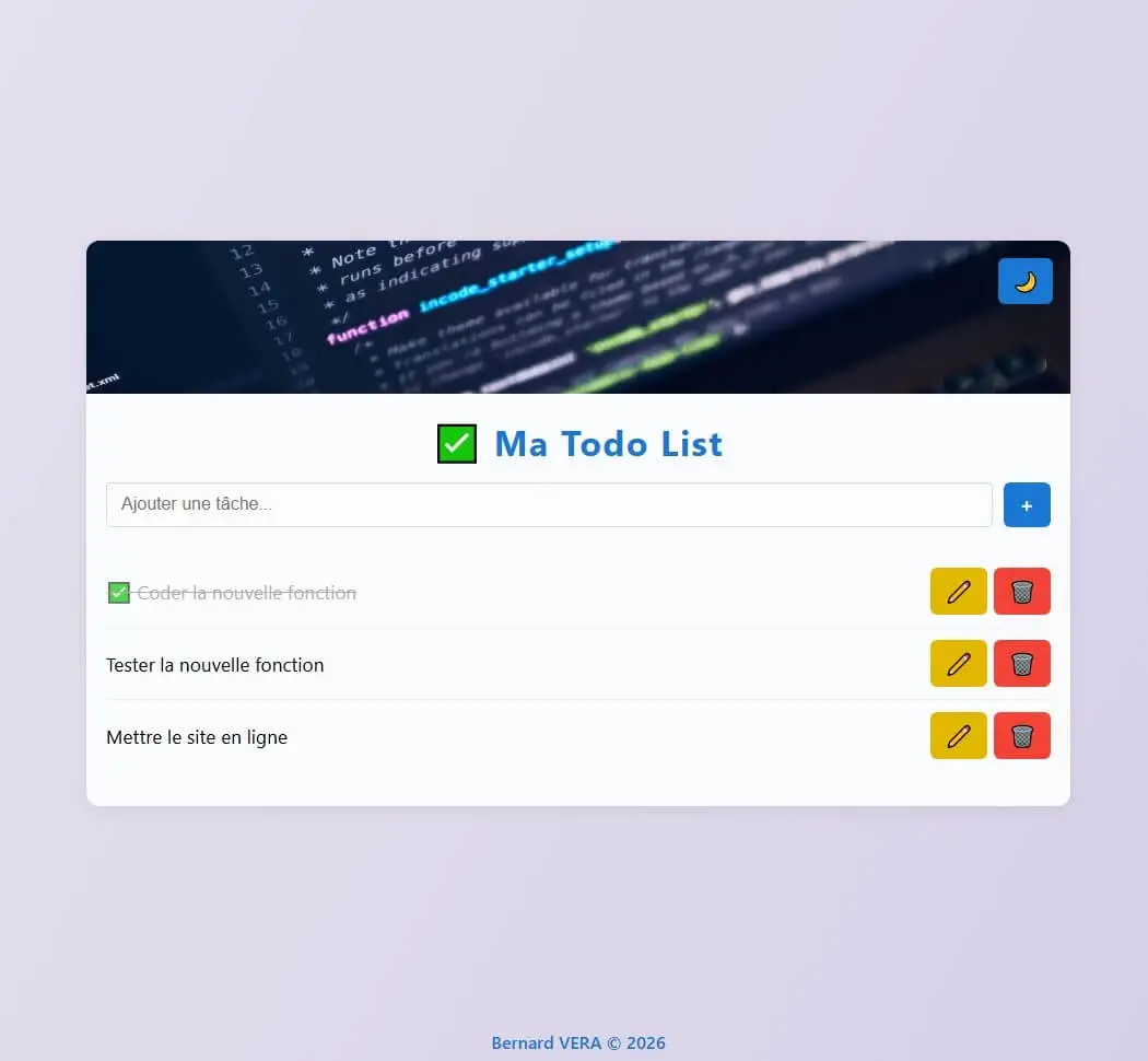 Image du site Todo List Deluxe