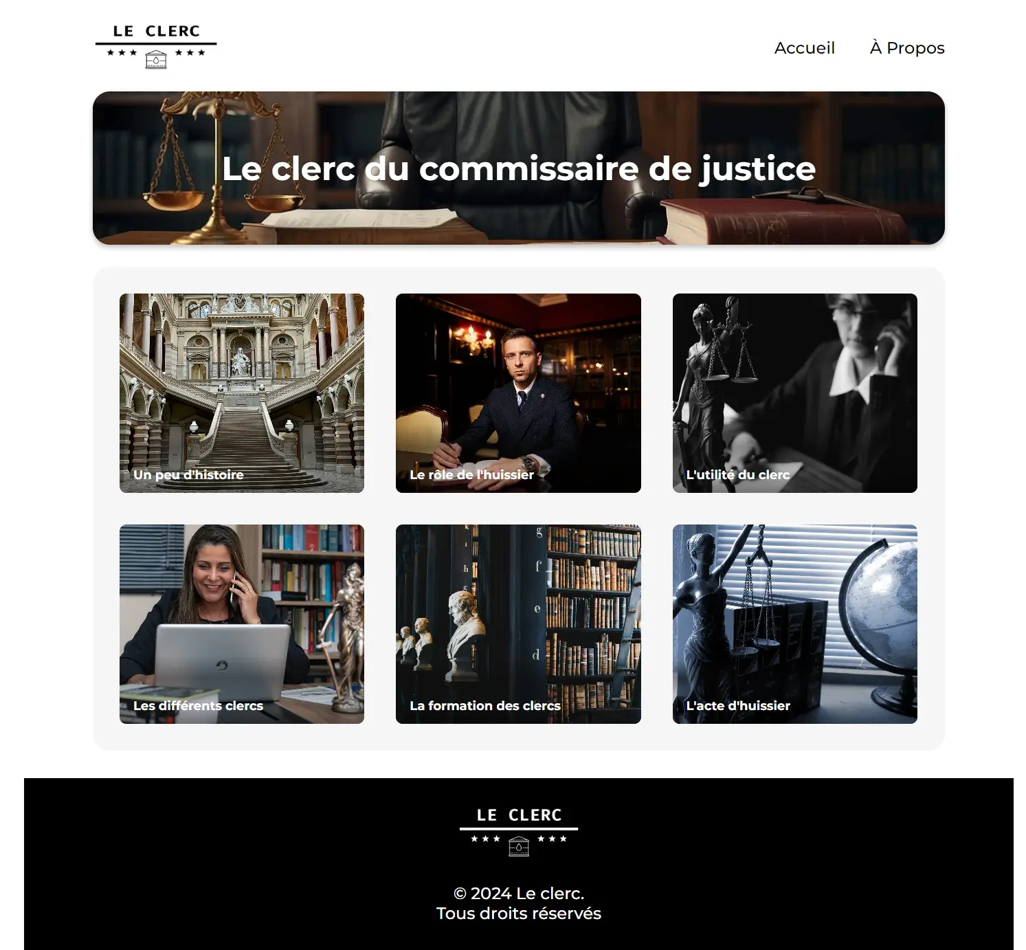 Image du site Le clerc d'huissier