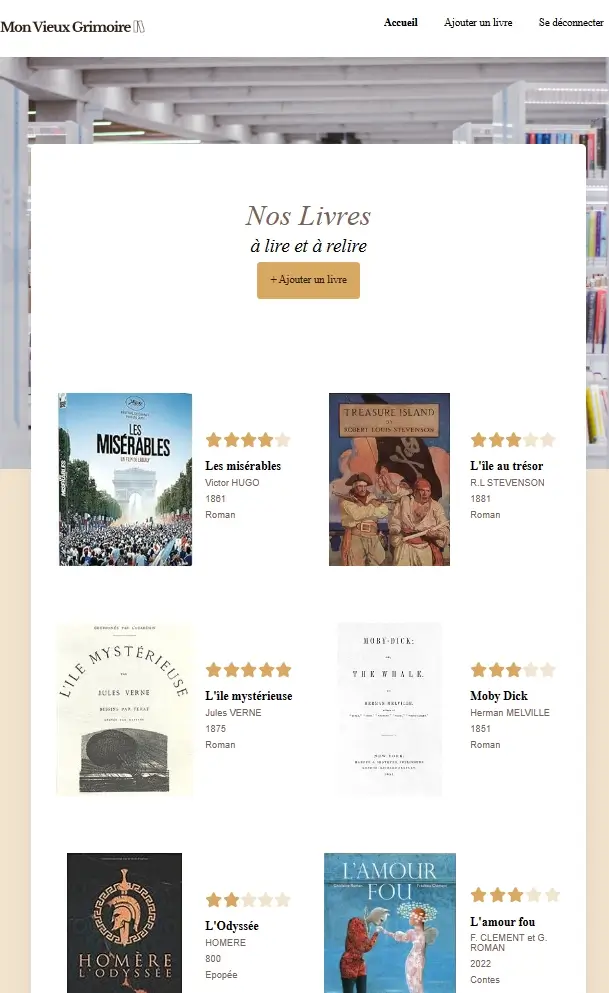 Image du site Mon vieux grimoire