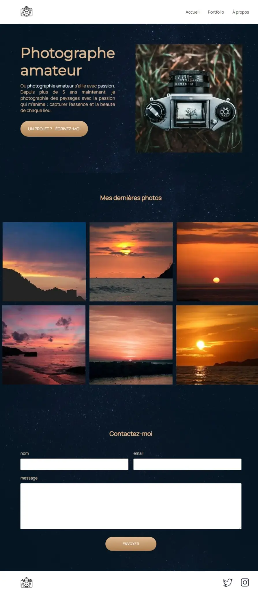 Image du site Photographe